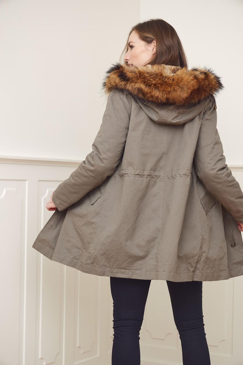 Petra Jacket Taupe/Natural Brown