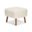 Emil Foot Rest Stool Ivory