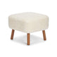 Emil Foot Rest Stool Ivory