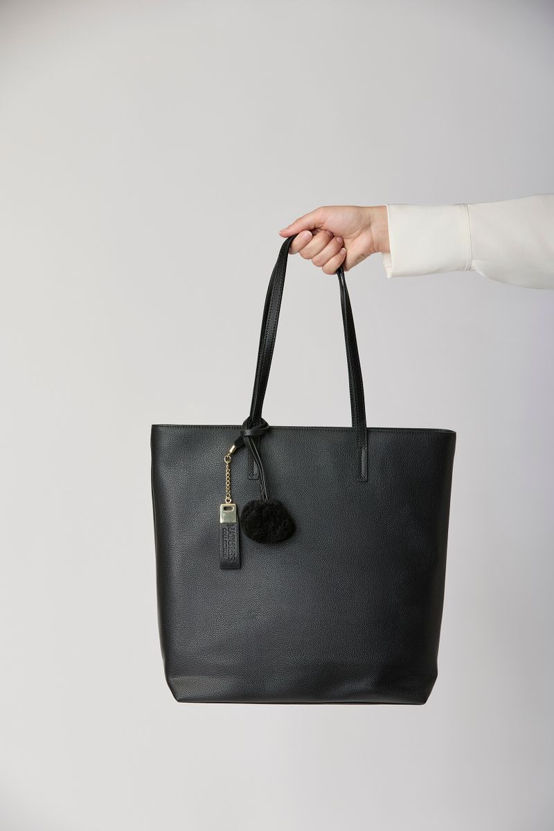 Juliana Shopper Bag  Black