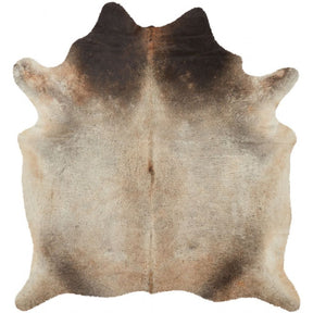 Cow Hide Rug | Grey Beige | 3,8 sqm 