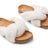 Lilly Cross Slipper White