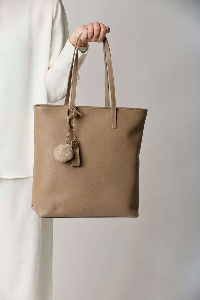 Juliana Shopper Bag  Beige