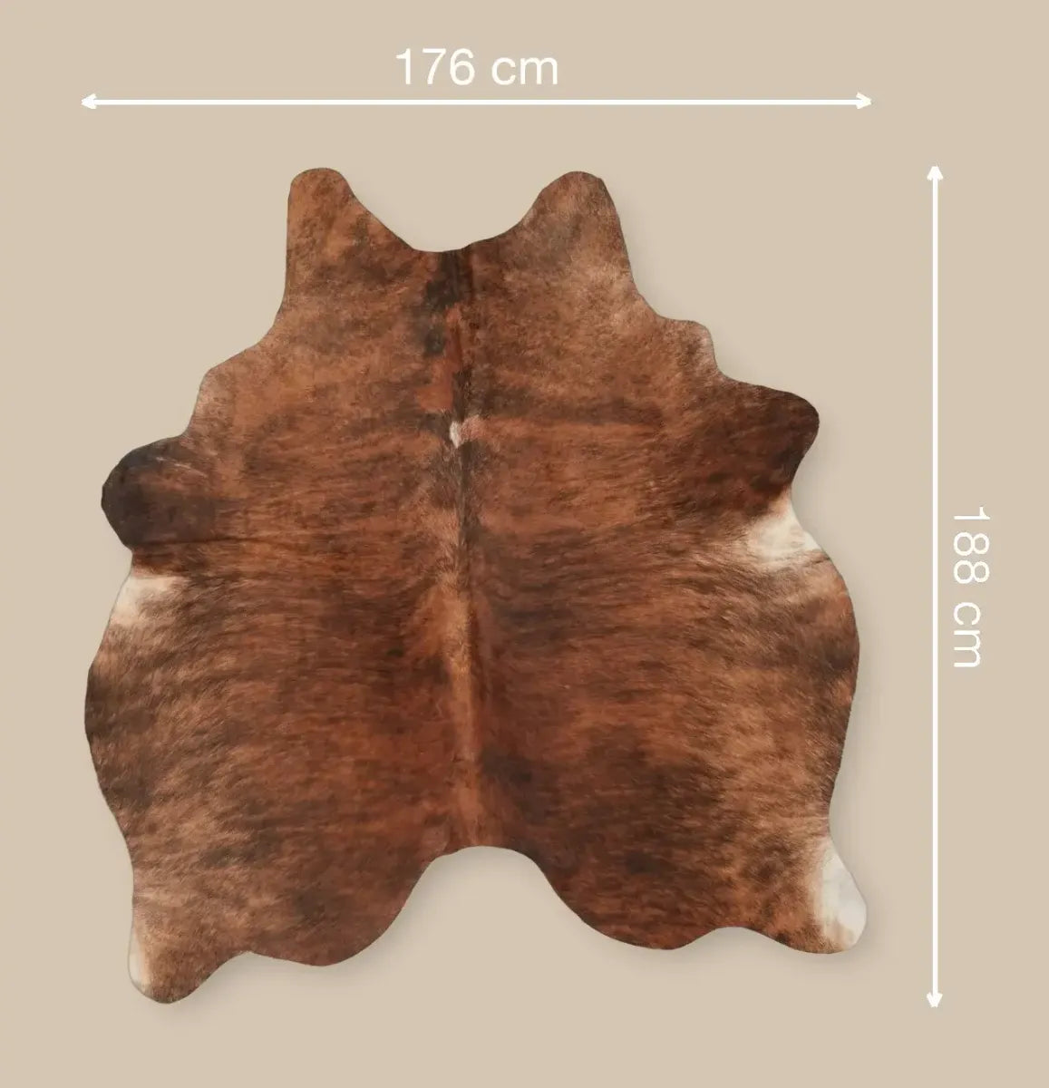 Cow Hide Rug | Exotic Dark  | 2,35 sqm Exotic Dark