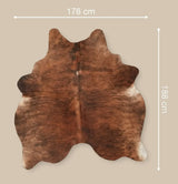 Cow Hide Rug | Exotic Dark  | 2,35 sqm Exotic Dark