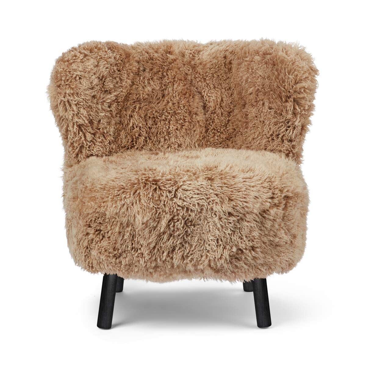 Emily Lounge Chair | Long Wool Honey