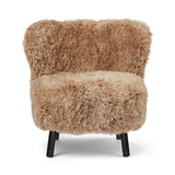 Emil Lounge Chair | Long Wool Honey