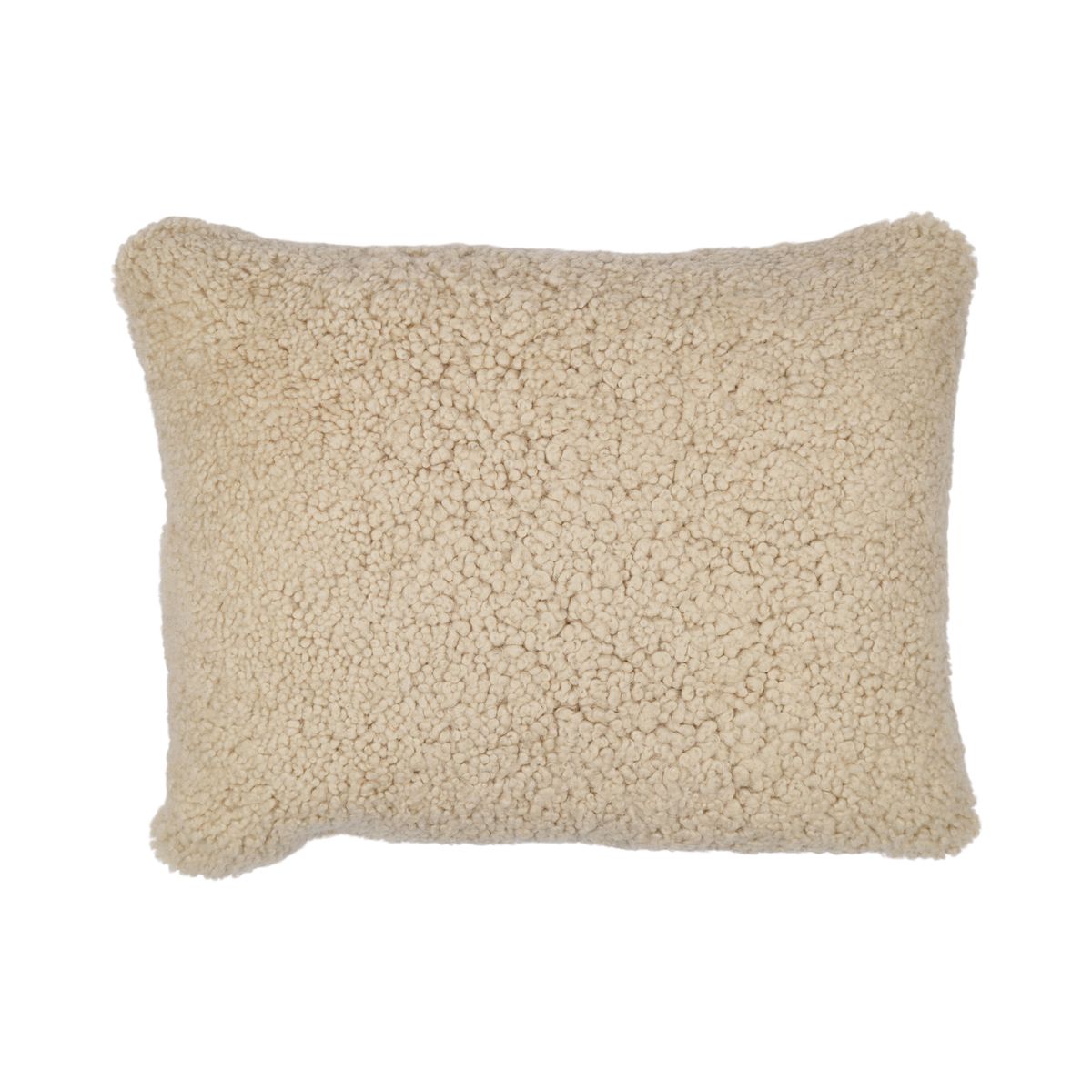 Sheepskin Cushion | Short Wool | New Zealand | 35x45 cm Moon Light