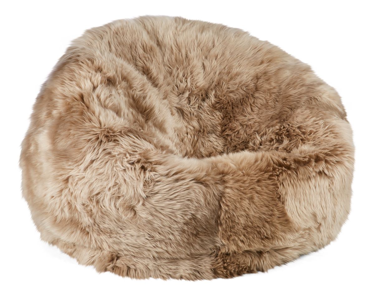 Round Sheepskin Bean Bag Large