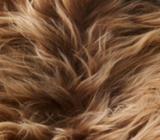 Theo Bench | Icelandic Sheepskin | 140x35x45 cm Rusty Brown