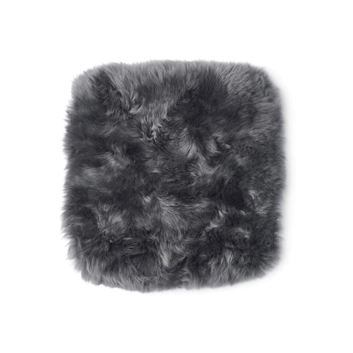 Long Wool Sheepskin Seat Cover Zero Waste Steel