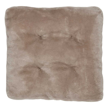 Moccasin Seat Cover | Calfleather backing Silver Grey