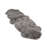Merino Double Sheepskin | Long Wool | 170x60 cm Steel