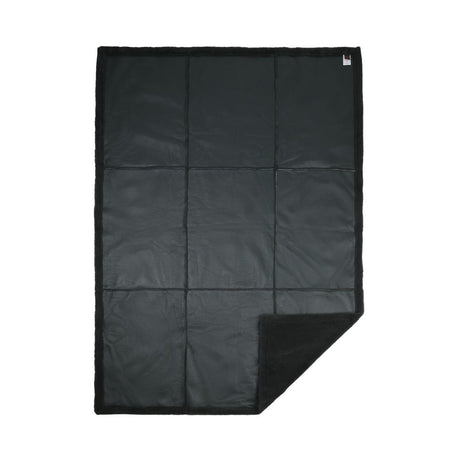 Addison Throw | Double Face Sheepskin | Short Wool Blue Grey