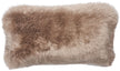 Long Wool Sheepskin Cushion | Doublesided | New Zealand | 25x50 cm Taupe