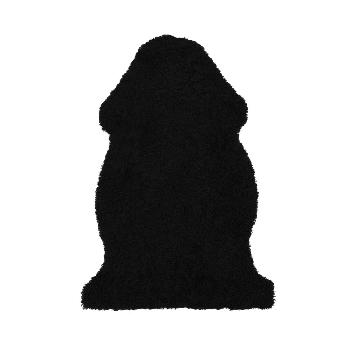 New Zealand Sheepskin | Short Wool | 90x60 cm Black