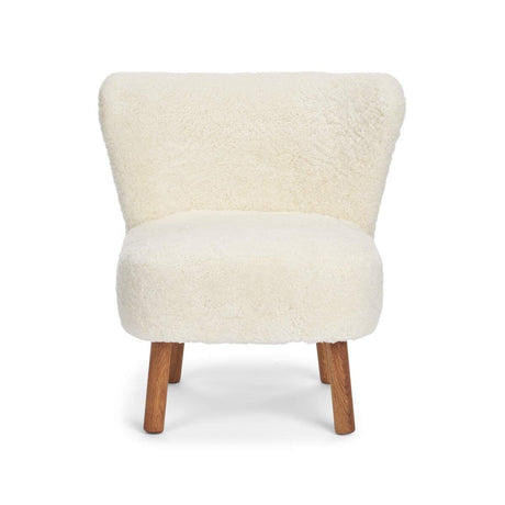 Emily Lounge Chair | Short Wool Ivory