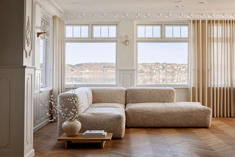 Julian Modular Sofa | Corner, Middle and End Section | New Zealand Curly Pearl
