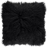 Curly Sheepskin Cushion | Doublesided | 56x56 cm | 40x40 cm Black