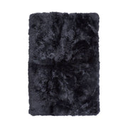 Long Wool Sheepskin Design Rug  | Navy | 120x180 cm  | 170x240 cm