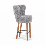 Emilia Bar Stool Light Grey