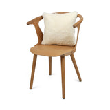 Sheepskin Cushion | Short Wool | New Zealand | 40x40 cm White