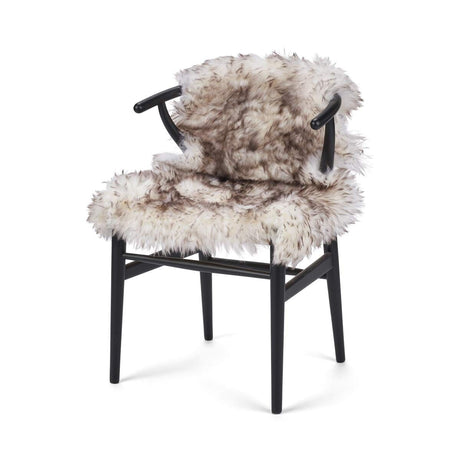 Merino Sheepskin Dyed | New Zealand | Long Wool | approx. 90x60 cm Wolf Tip