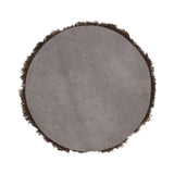 Short Wool Seat Cover | New Zealand | Ø34 cm Mushroom