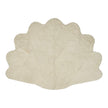 Short Wool Curly Sheepskin Shell Design Rug | 210x150 cm