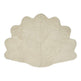 Short Wool Curly Sheepskin Shell Design Rug | 210x150 cm