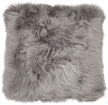 Long-Wool Sheepskin Cushion | LW | Leather backing | 50x50 cm