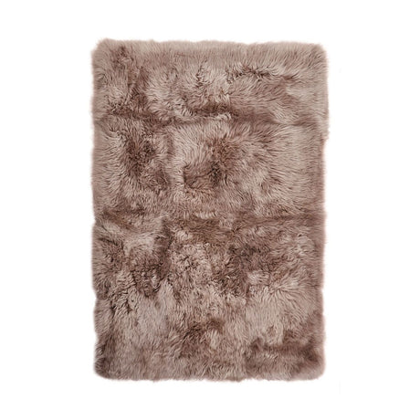 Long Wool Sheepskin Design Rug | 120x180 cm Dove