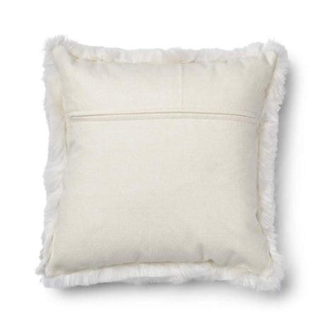 Alpaca Cushion | Long Wool White