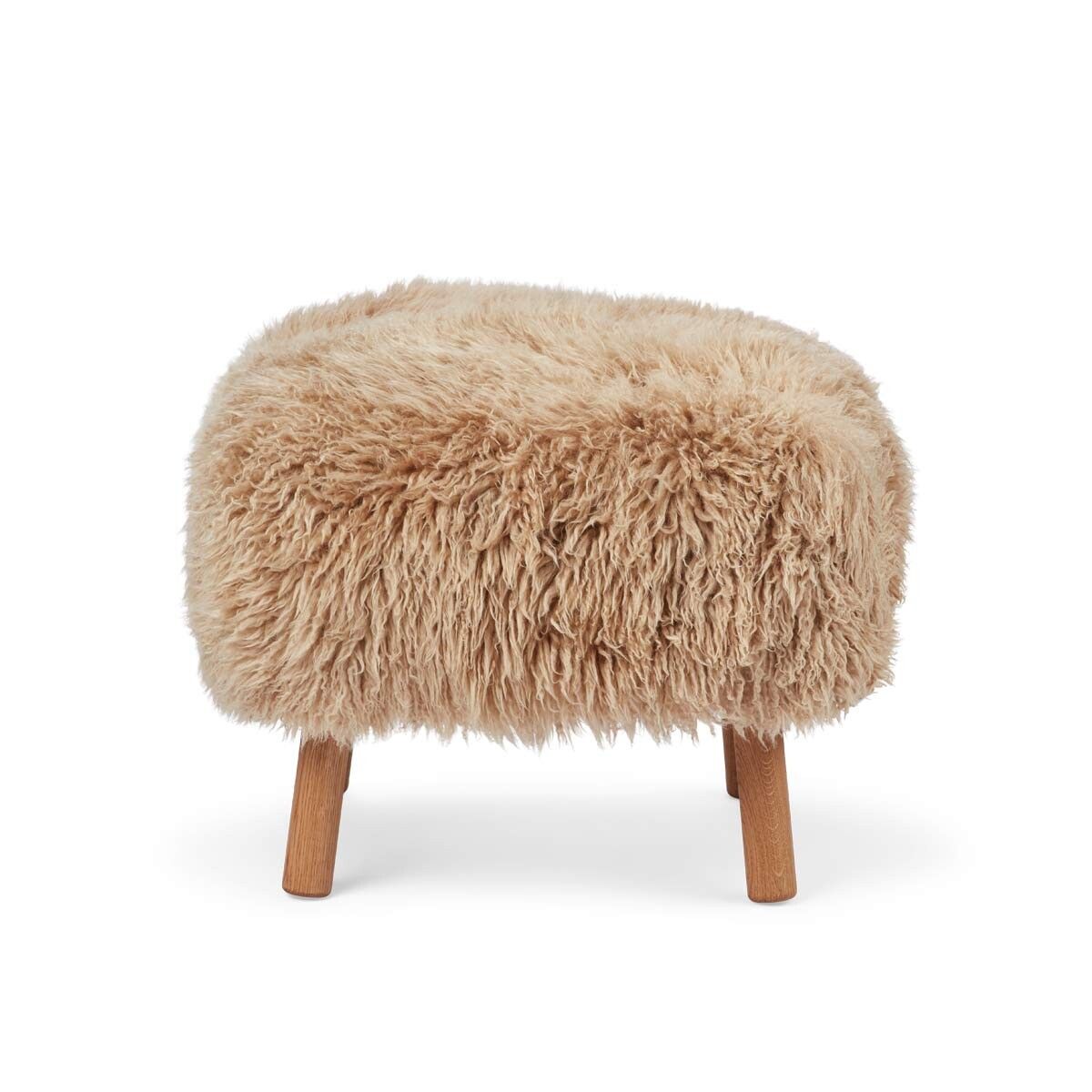 Emil Foot Rest | Long Wool Honey