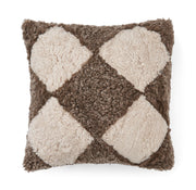 Short Wool Curly Sheepskin Cushion | 40x40 cm