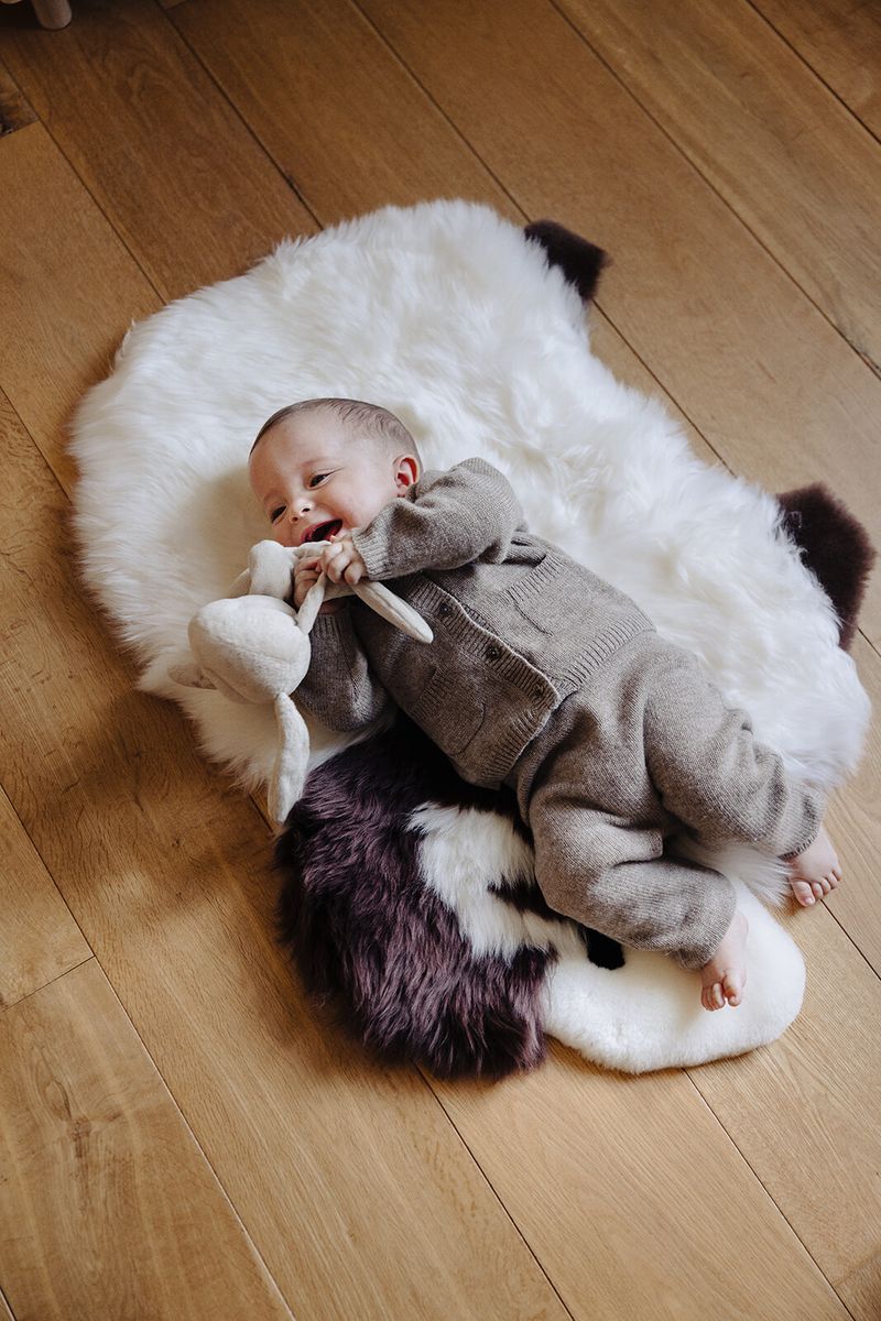 Cute Sheep Rug | New Zealand | 35x48 cm  Ivory