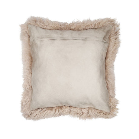 Sheepskin Cushion | Mongolian | 50x50 cm Dove