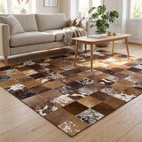 Cowhide Design Rug | Brazil | 200x200 cm