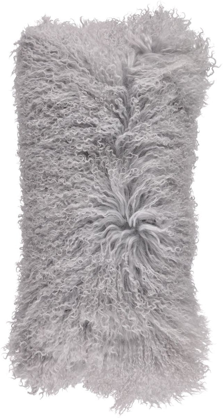 Curly Cushion | 28x56 cm Light Grey