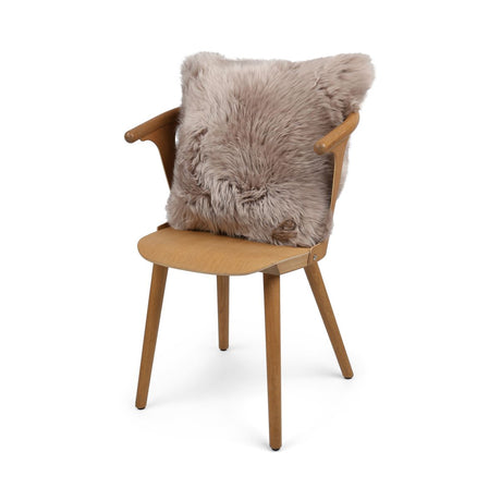 Sheepskin Cushion | Long Wool | New Zealand | 50x50 cm Dove