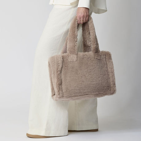 Mini Glory Shopper Leather Brown