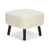 Emil Foot Rest Stool Ivory