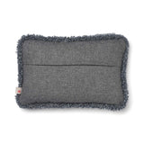 Short-Wool Sheepskin Cushion | SW trim | 34x52 cm Stone/Light Grey