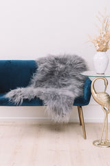  Icelandic Sheepskin | Dyed Colors | 90 + cm Silver