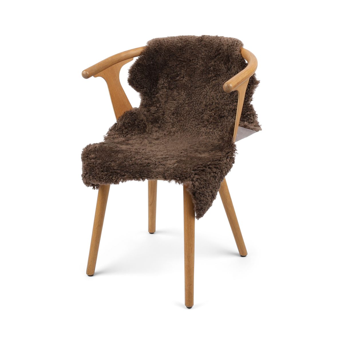 New Zealand Sheepskin | Short Wool | 90x60 cm Mushroom
