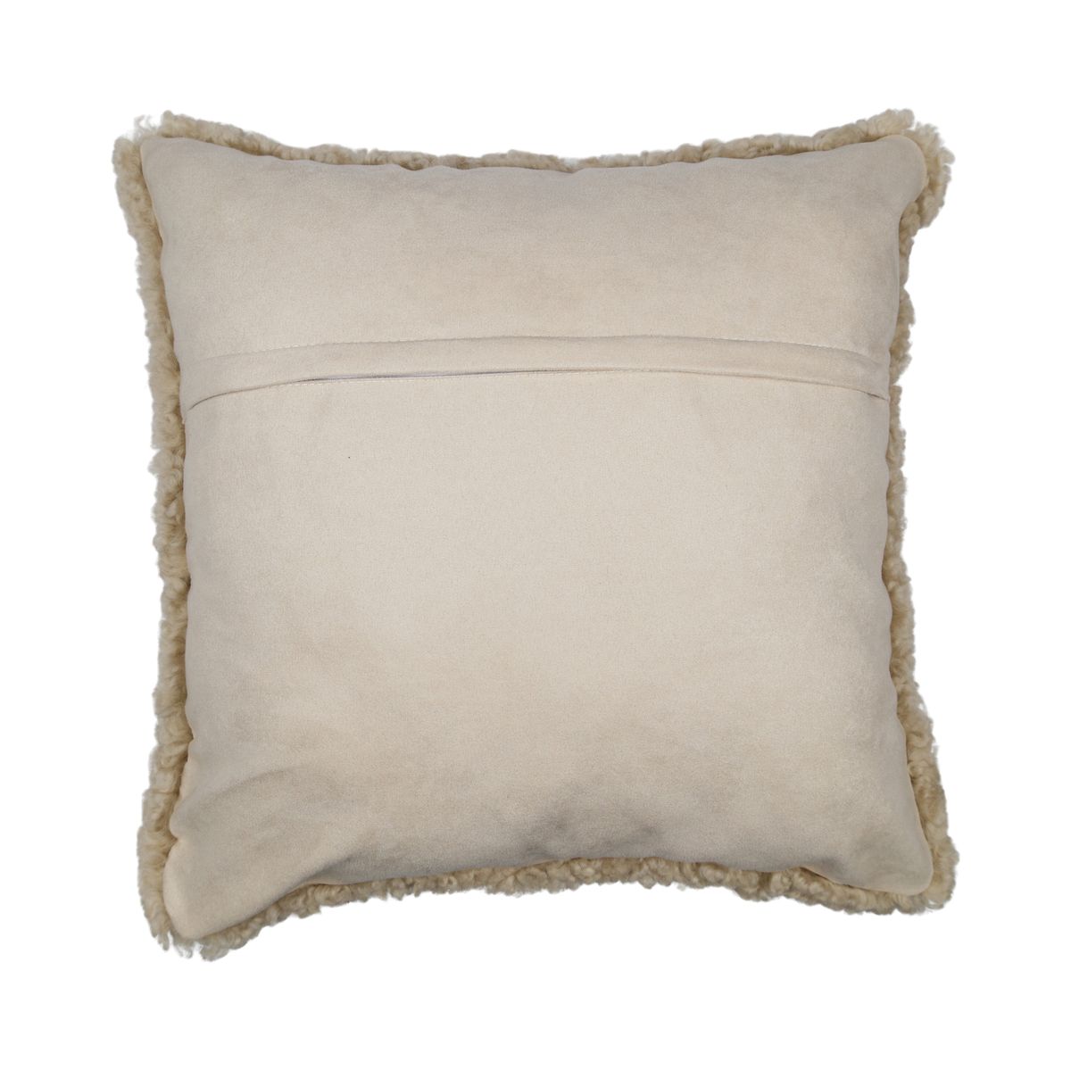 Sheepskin Cushion | Short Wool | New Zealand | 40x40 cm Moon Light