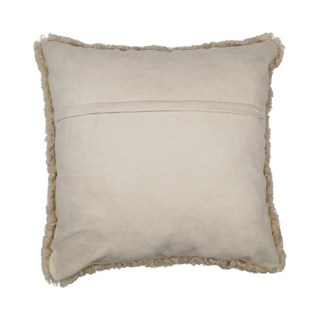 Sheepskin Cushion | Short Wool | New Zealand | 40x40 cm Moon Light