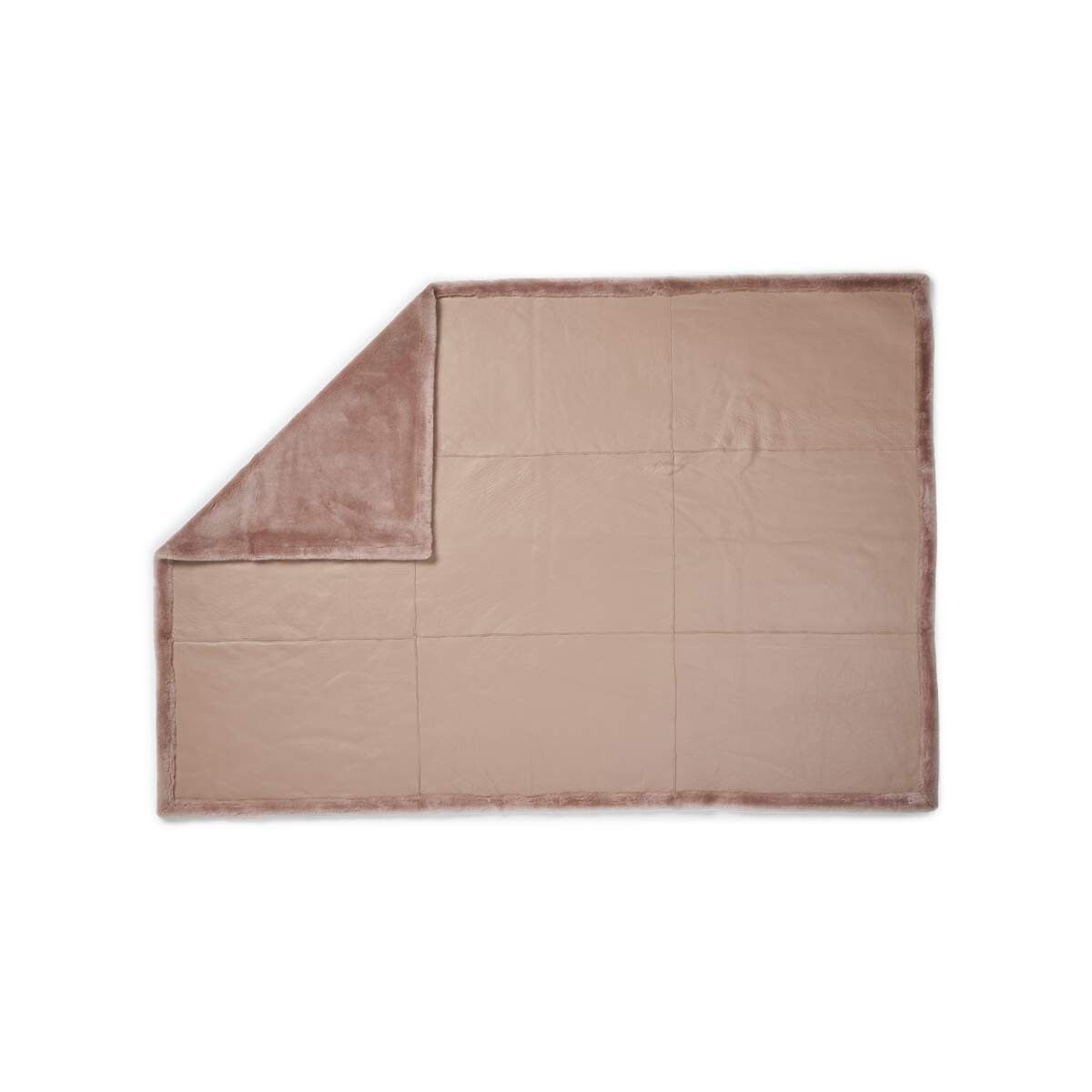 Angelina Throw | Doubleface Sheepskin | Short Wool Stucco Sand