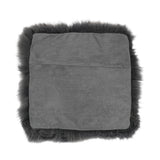 Cushion Cover | Long Wool | New Zealand | 40x40 cm Steel