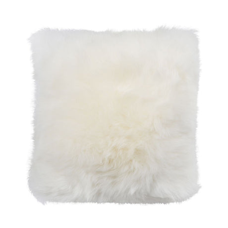 Toscana Lamb Cushion | Long Wool | Doublesided White